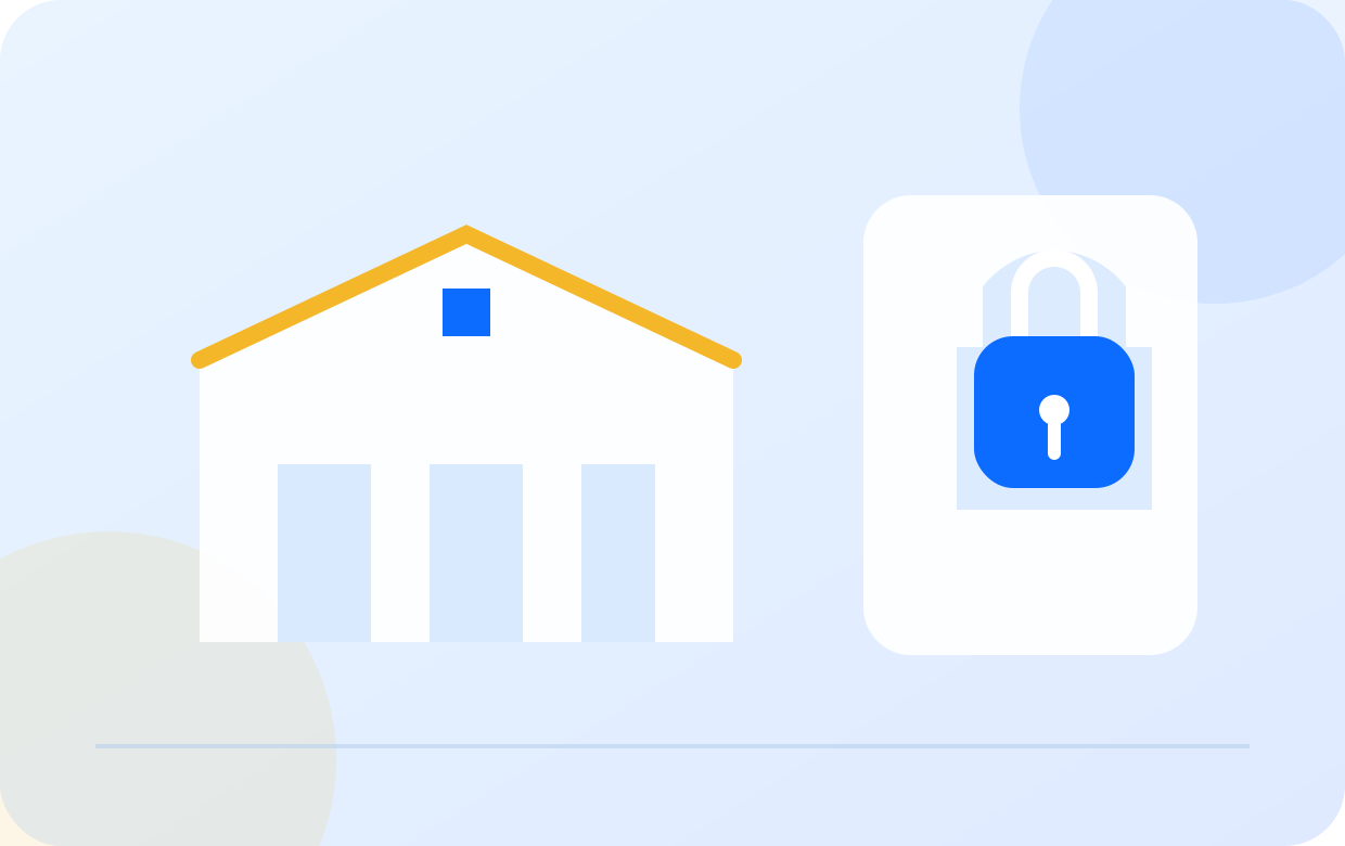 Ilustração institucional sobre escola e proteção de dados